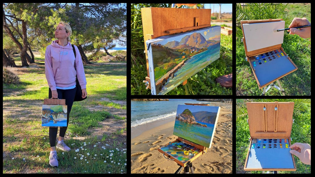 Choosing the Best Pochade Box for Plein Air Painting: Why the Handmade, Lightweight, and Portable Artist Easel from PapaPavloArtTools is the Top Choice for Artists