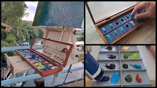 How to Keep Oil Paints Fresh? Palette cases from PapaPavloArtTools