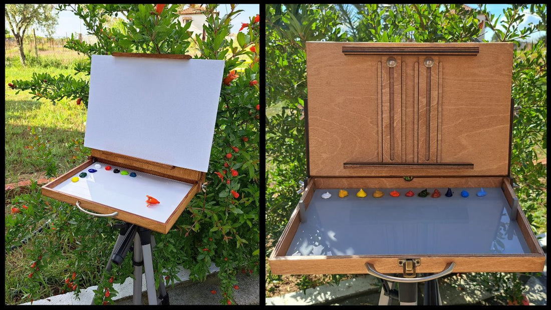 Lightweight pochade box