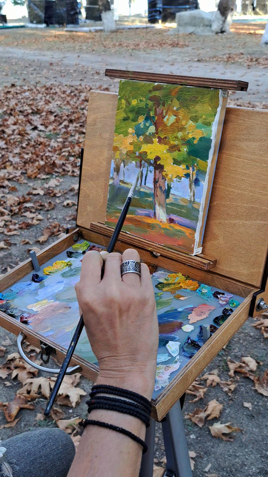 Plein air painting for beginners. Plein air painting supplies