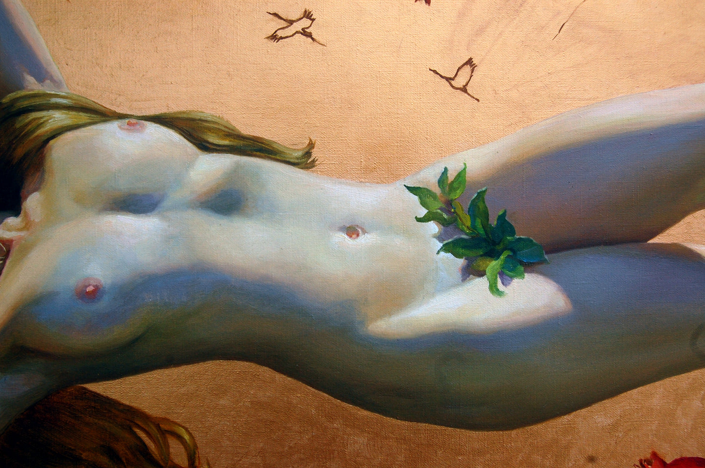 Golden dreams. Pomegranate