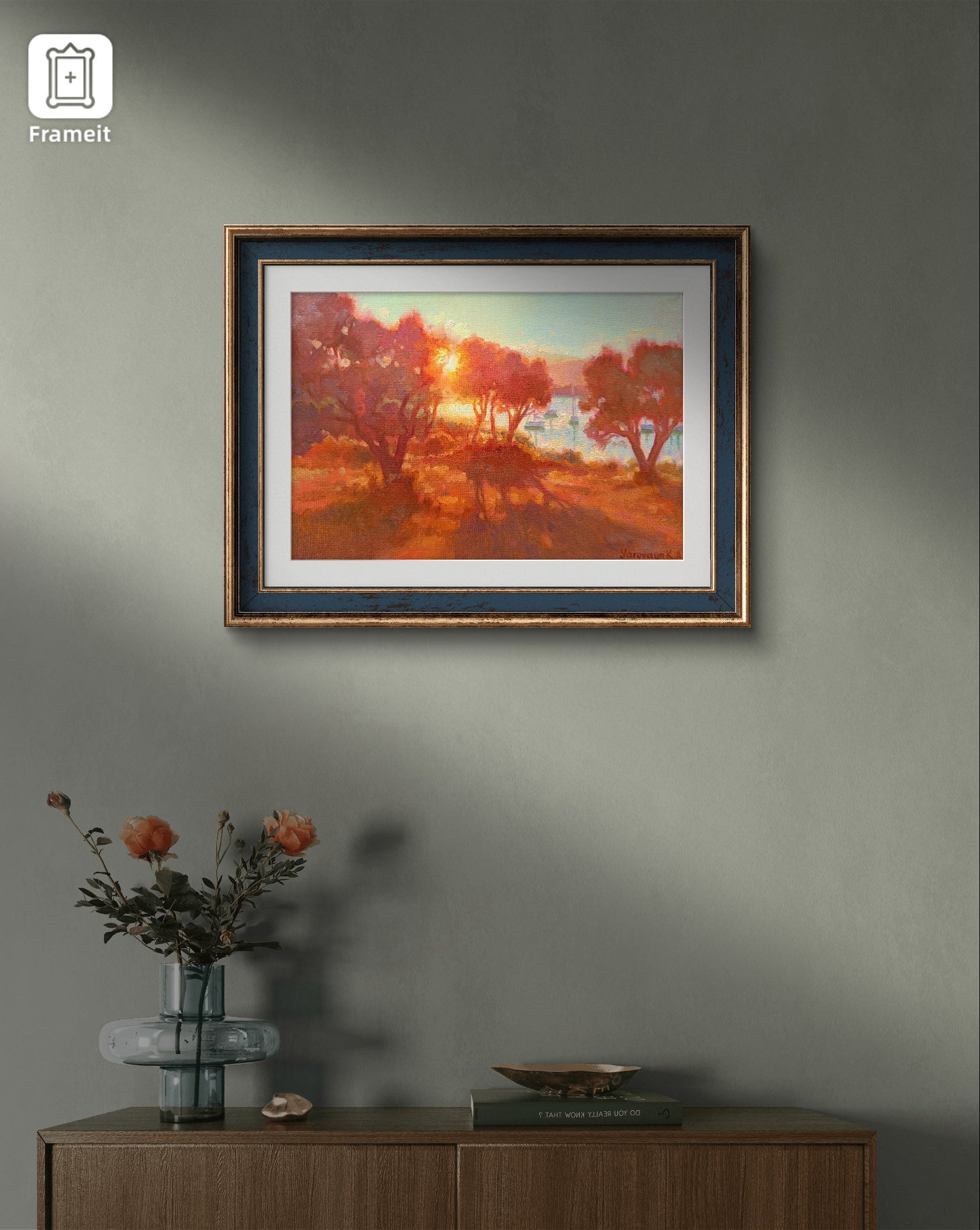 Amber evening in Vourvourou