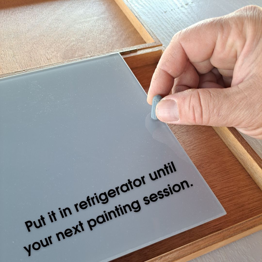 Freezable Oil Paint Palette – Keep Your Custom Colors Fresh Longer, Preservation & Storage Box for studio and plein air painting