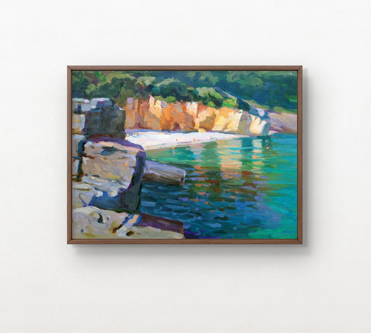 Emerald waters of Pelion. Milopotamos