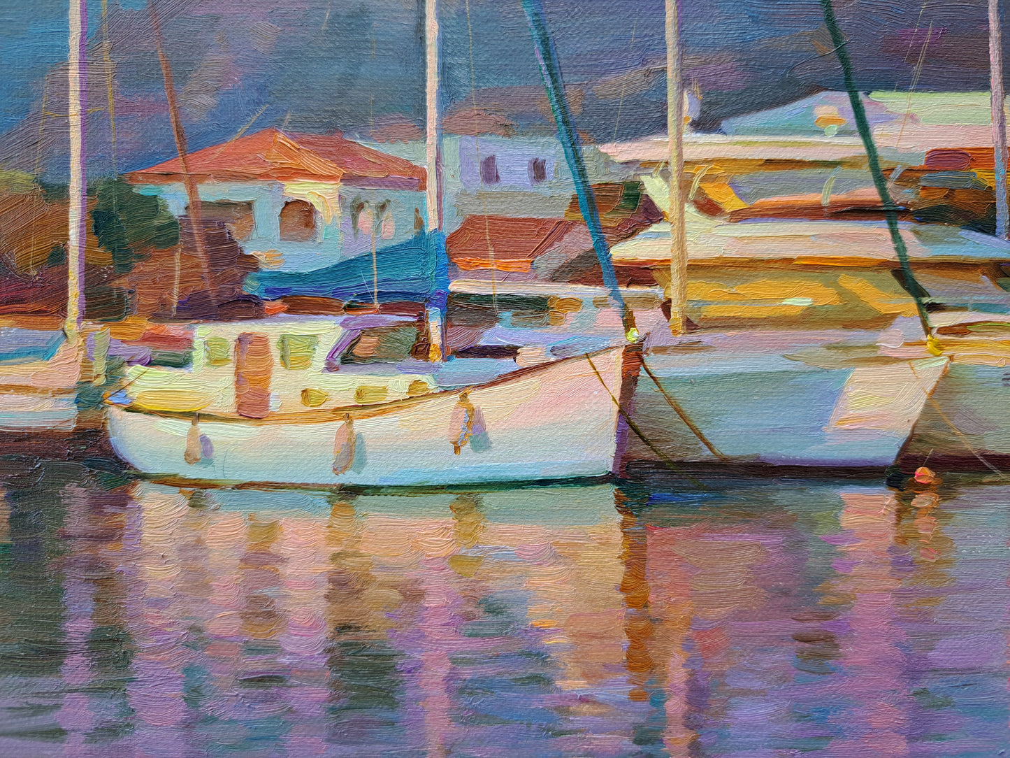 Caramel lilac evening. Nikiti