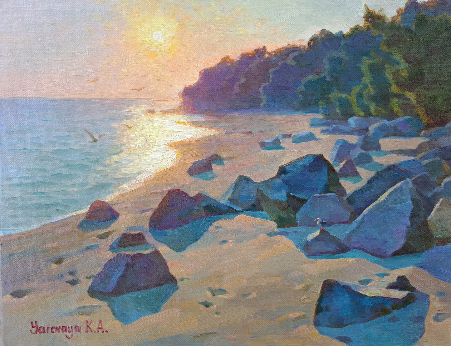 The glow of evening