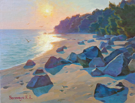 The glow of evening