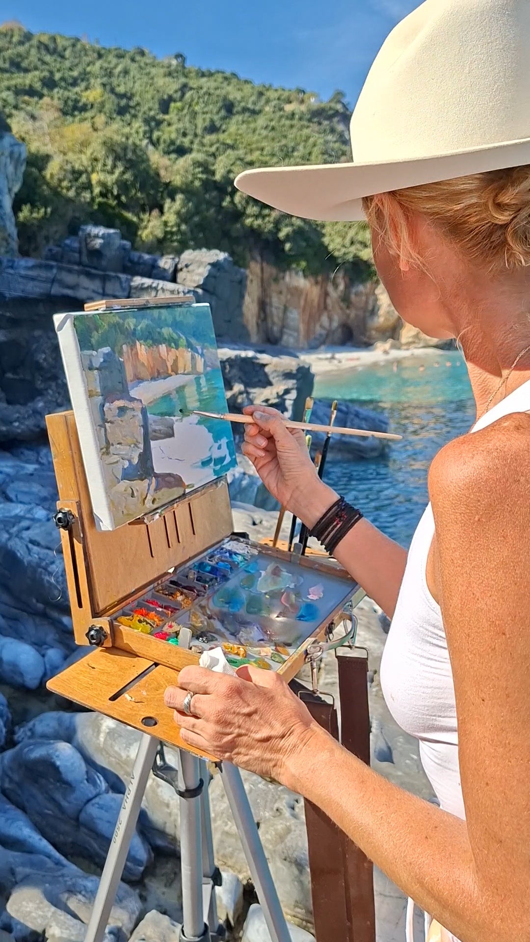 Emerald waters of Pelion. Milopotamos
