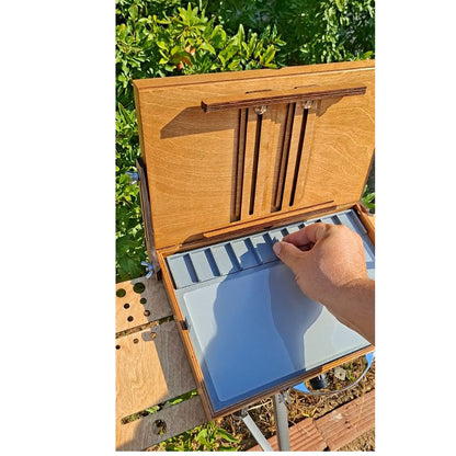 Additional Grey Palette for PapaPavloArtTools Pochade Box | Freezable Oil Paint Palette | Plein Air Painting Accessory