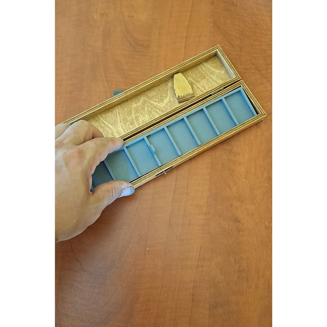 Additional Grey Palette for PapaPavloArtTools Pochade Box | Freezable Oil Paint Palette | Plein Air Painting Accessory