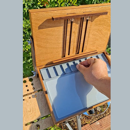 Additional palette for Papapavloarttools Pochade Box with pallet case
