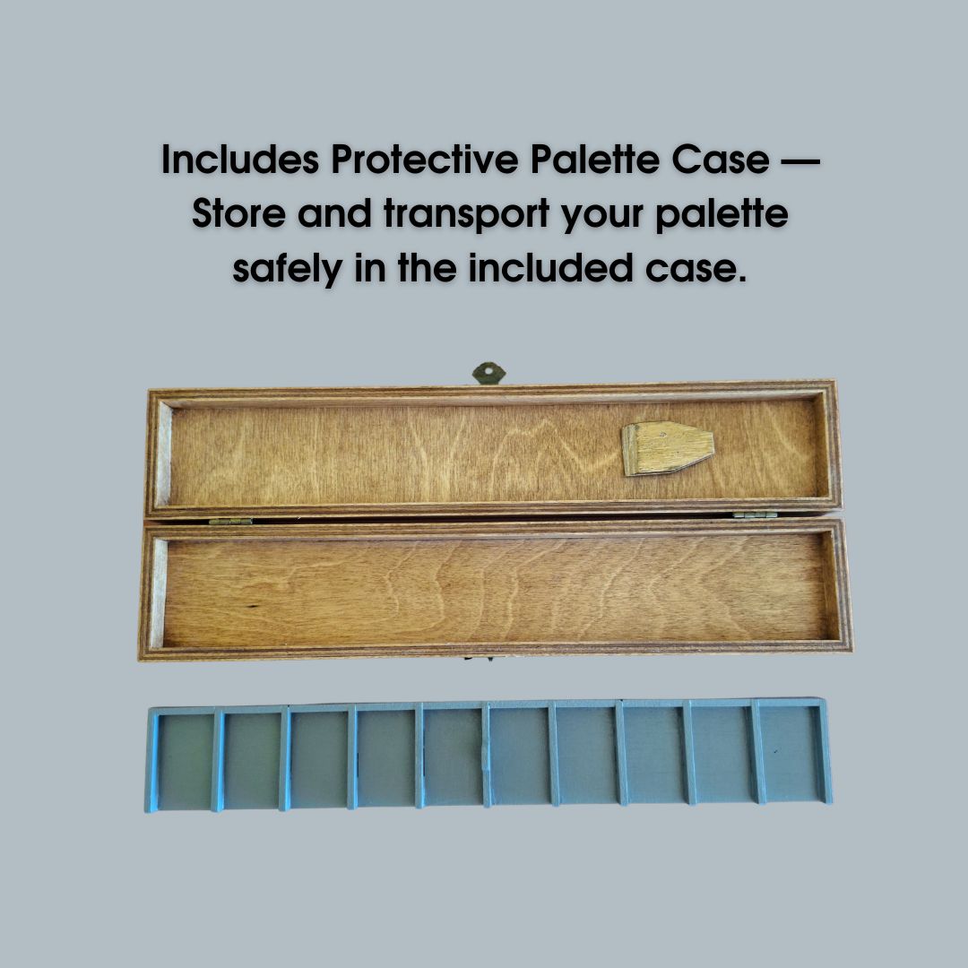 Additional palette for Papapavloarttools Pochade Box with pallet case