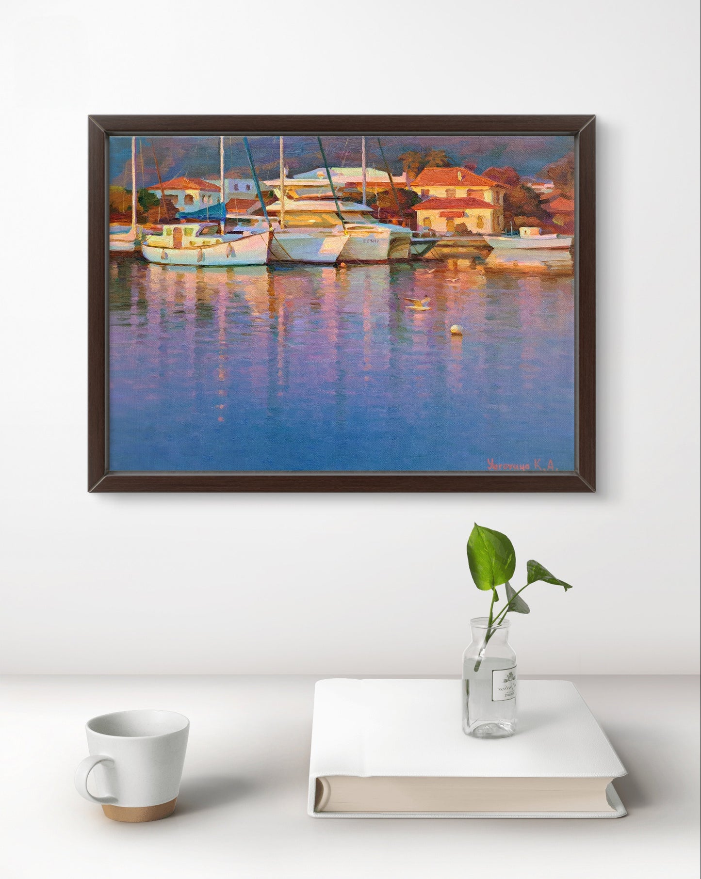 Caramel lilac evening. Nikiti